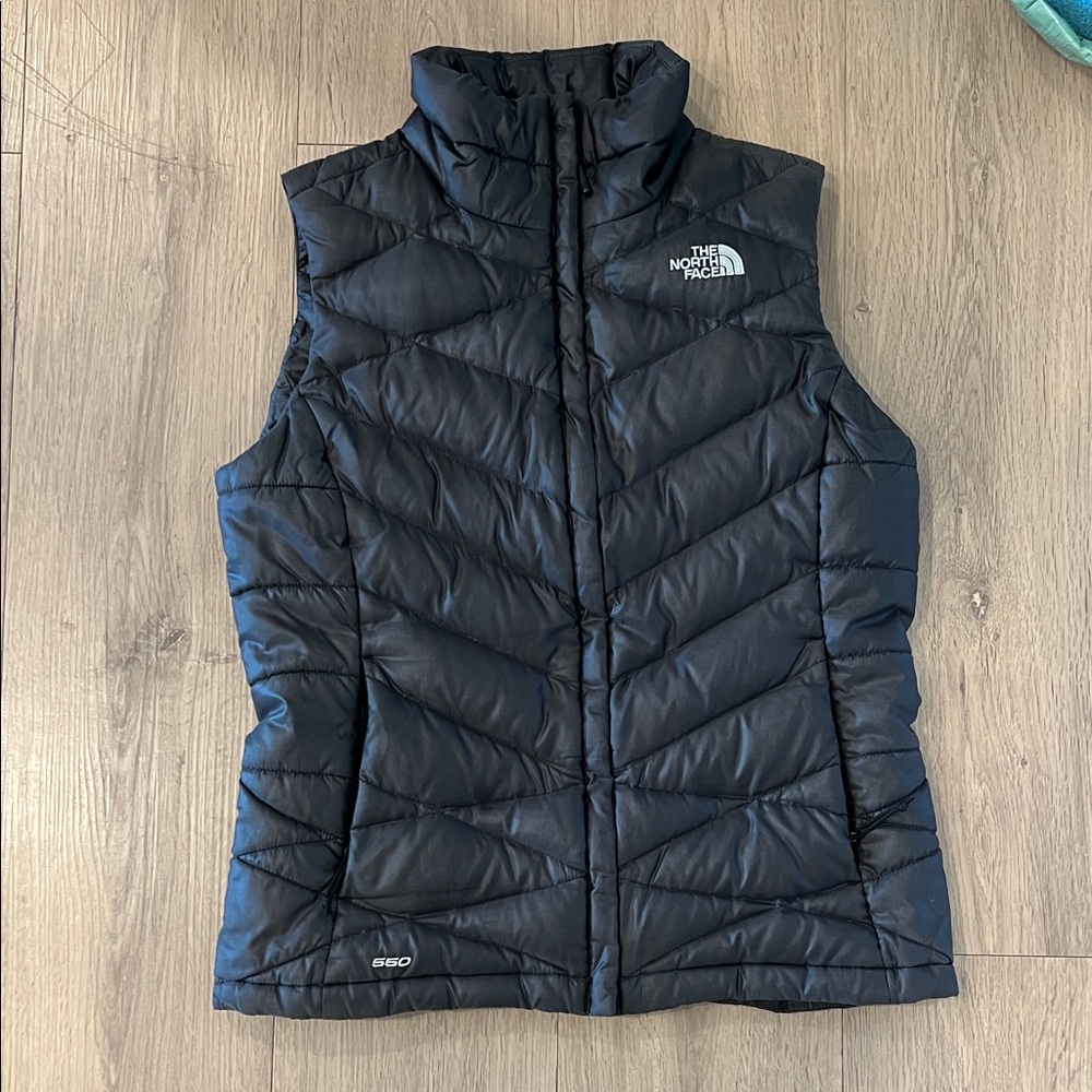 The North Face Midnight Black Puffer Down Vest